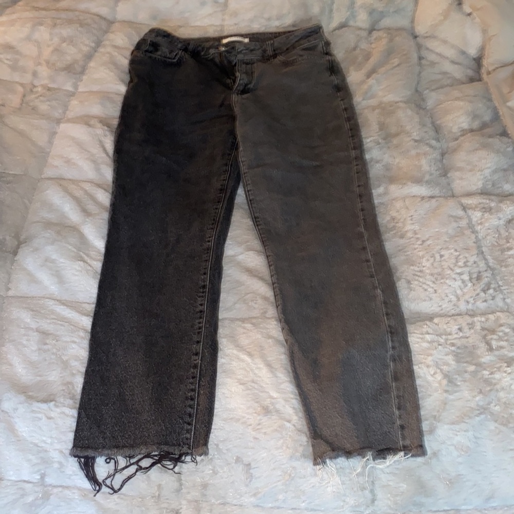 PacSun Mom jean. Grey and black color. Two toned jean.